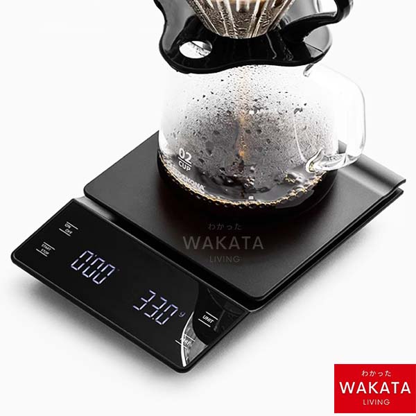 THOME Coffee Scales V60 Drip Timer Premium 3 kg Coffee Ready Timbangan Kopi Digital 3kg Premium