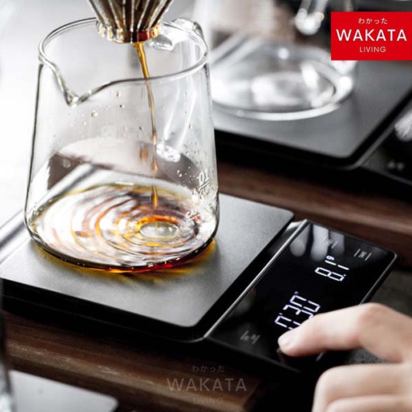 THOME Coffee Scales V60 Drip Timer Premium 3 kg Prepare Coffee Timbangan Kopi Digital